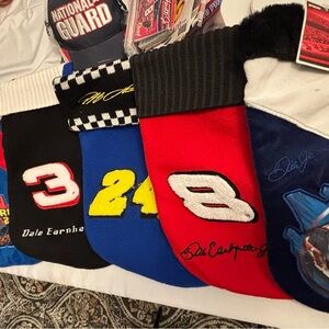Nascar Black and Red Racing Stocking